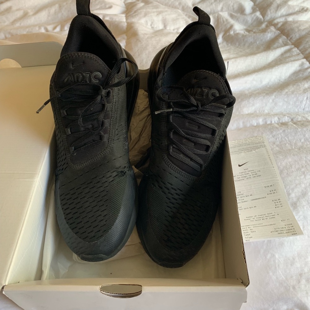 Nike Airmax 270 - All Black - Size 14 Men
